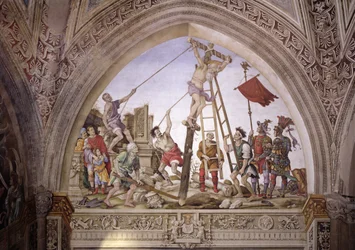 Martyrdom of St. Philip, south wall of Strozzi Chapel